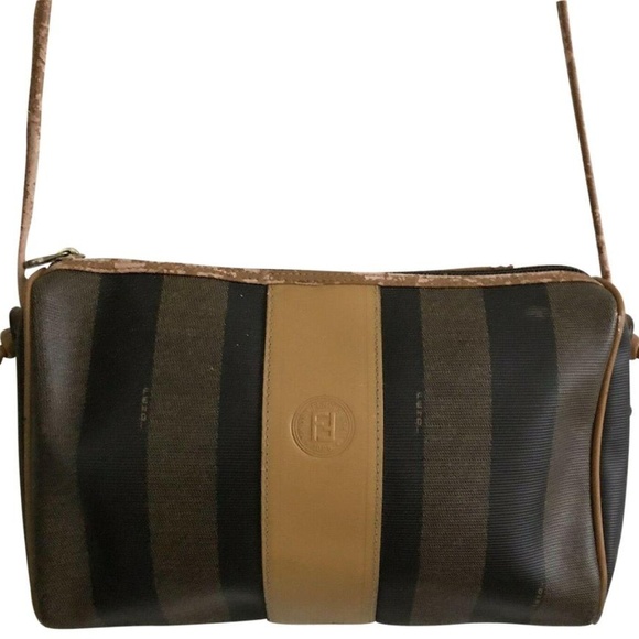 Fendi Handbags - FENDI Vintage Striped Crossbody